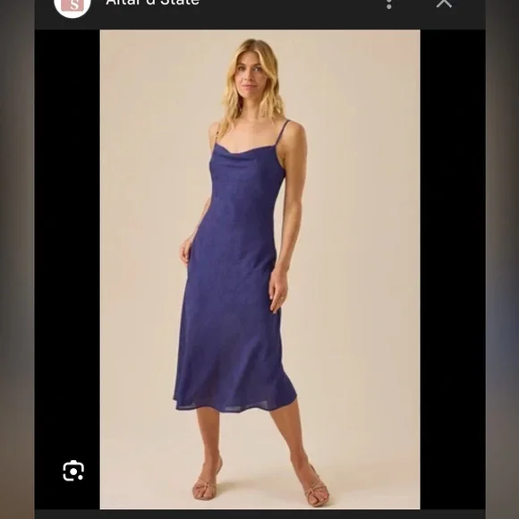 Altar'd State One Shoulder Purple Dress - Picture 1 of 5